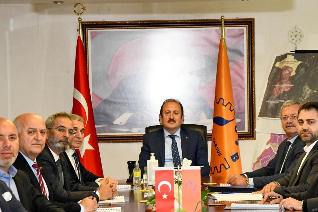 VALİ ALİ HAMZA PEHLİVAN BAŞKANLIĞINDA, MERSİN TARSUS OSB MÜTEŞEBBİS HEYET TOPLANTISI GERÇEKLEŞTİRİLDİ