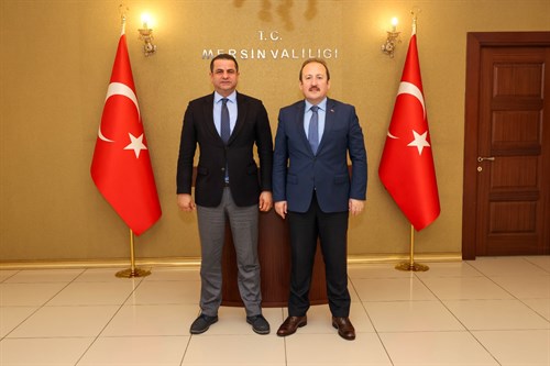 VALİ ALİ HAMZA PEHLİVAN, ÇALIŞMA VE SOSYAL GÜVENLİK BAKANLIĞI BAŞMÜFETTİŞİ OKTAY KIRIKOĞLU İLE GÖRÜŞTÜ